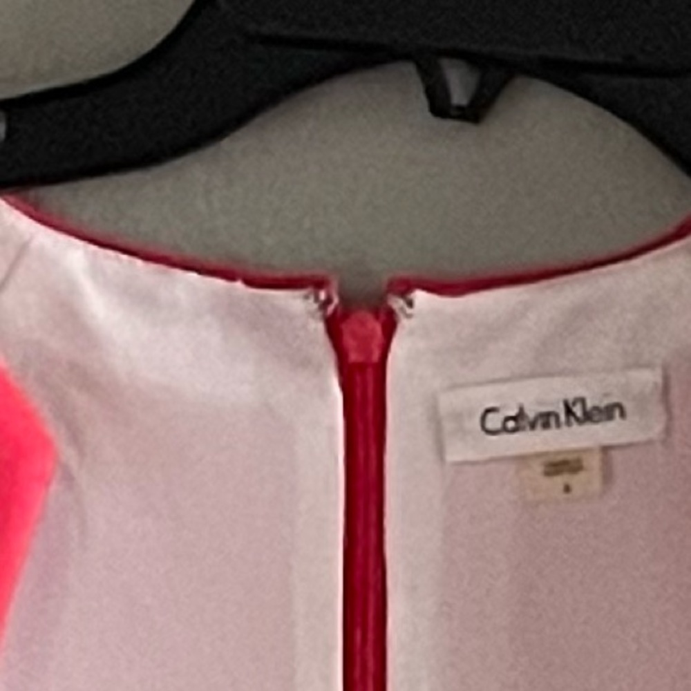 Calvin Klein Fuchsia Ruched Mini Dress - Picture 11 of 11